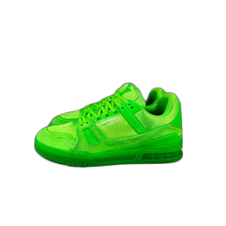 Louis Vuitton louis vuitton fluorescent green trainer sneakers Size US 8.5 / EU 41-42 - 1 Thumbnail