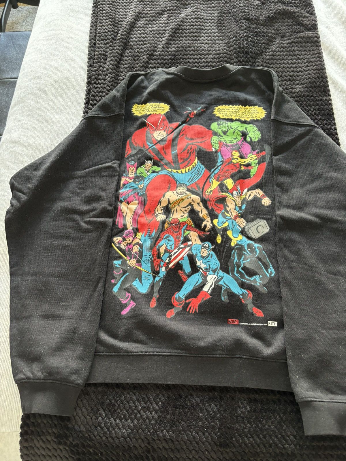 Kith × Marvel Comics Kith x Marvel Spider-Man ‘Allies’ Vintage Crewneck Size US L / EU 52-54 / 3 - 4 Thumbnail