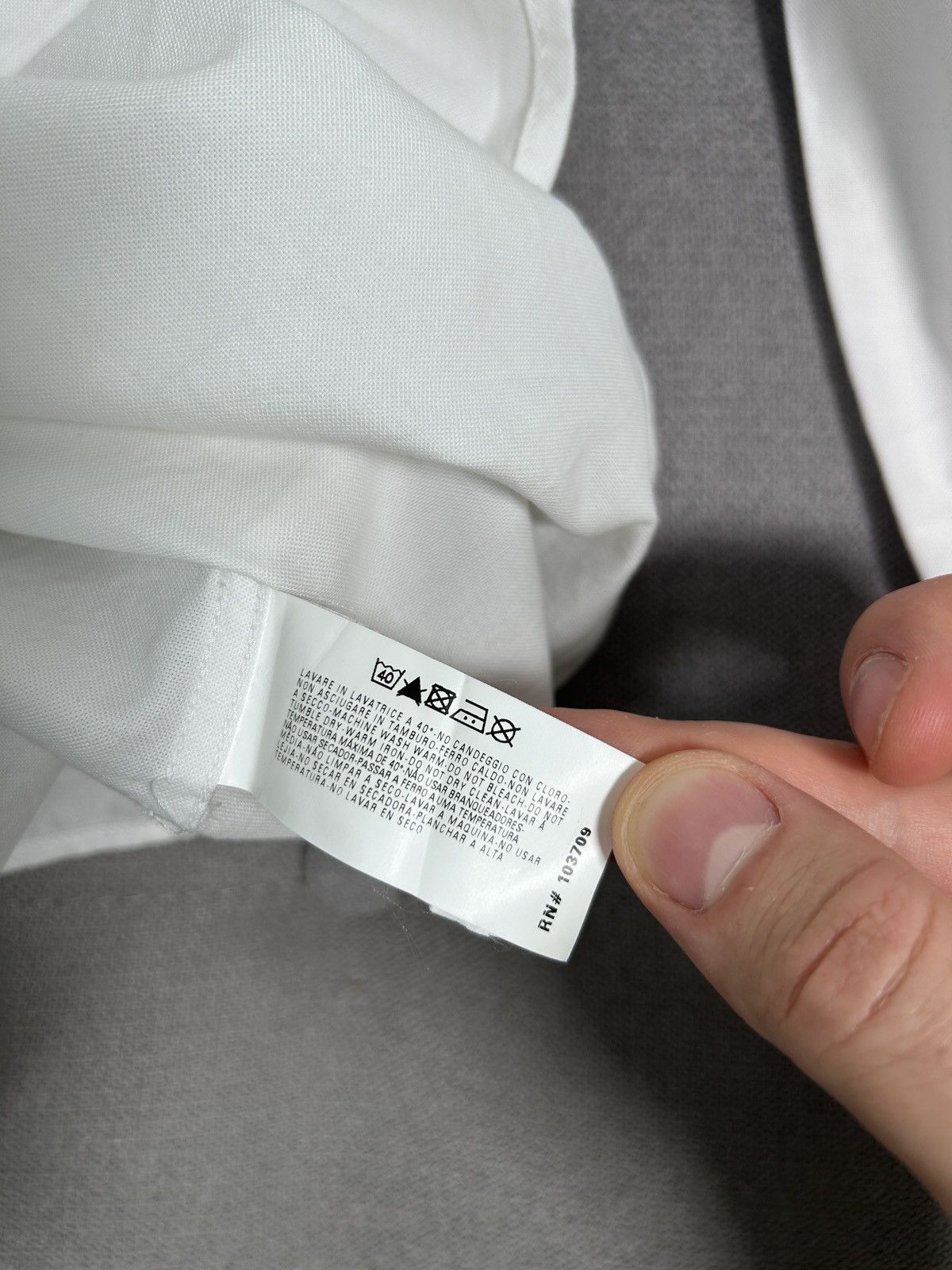 Emporio Armani Emporio Armani White Shirt Size US L / EU 52-54 / 3 - 9 Thumbnail