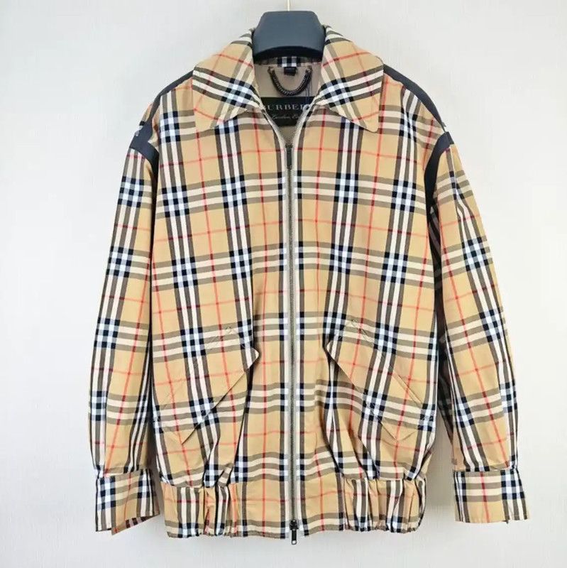 Burberry Burberry Women's Khaki Cotton Jacket Size S / US 4 / IT 40 - 1 Thumbnail