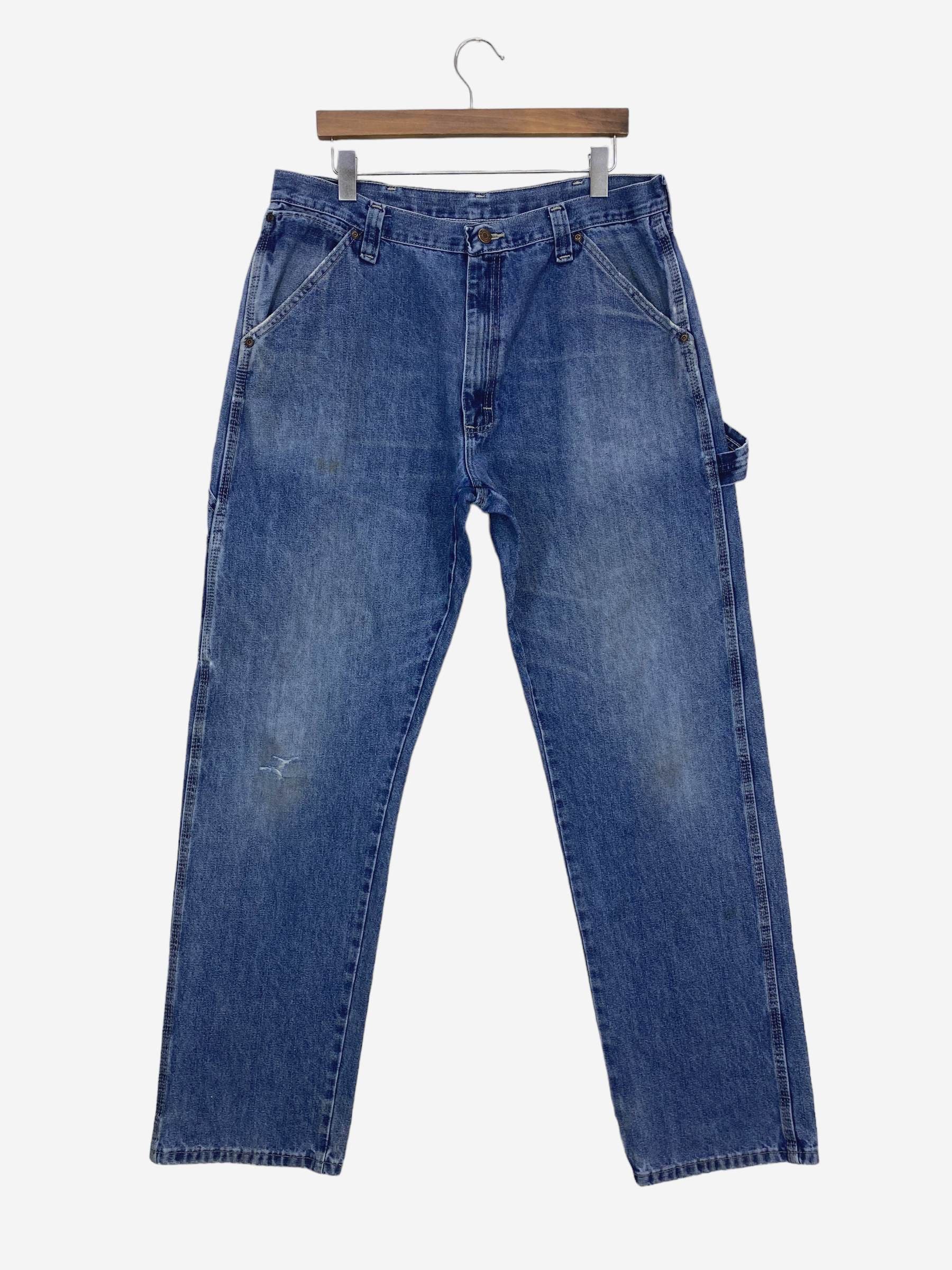 Vintage × Wrangler Wrangler Jeans Vintage Wrangler Carpenter Jeans Size US 36 / EU 52 - 2 Thumbnail