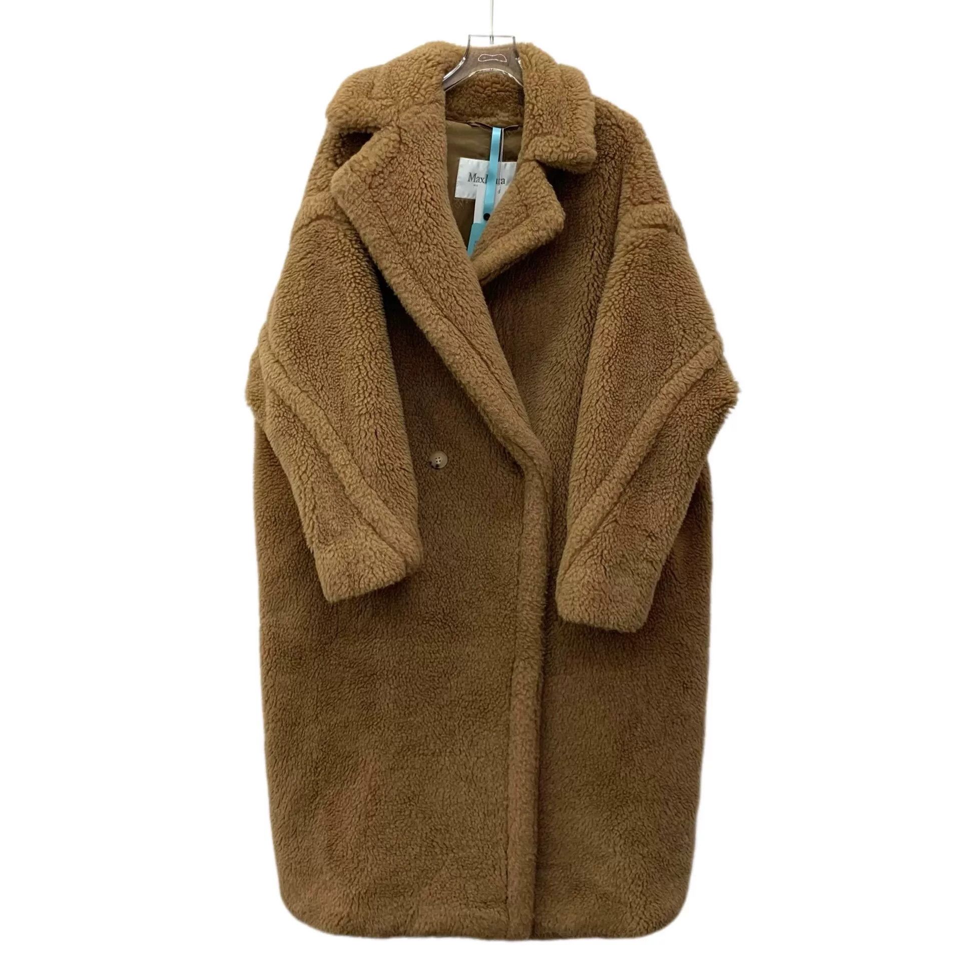 Loro Piana maxmara teddy double-breasted coat in camel Size US S / EU 44-46 / 1 - 1 Thumbnail