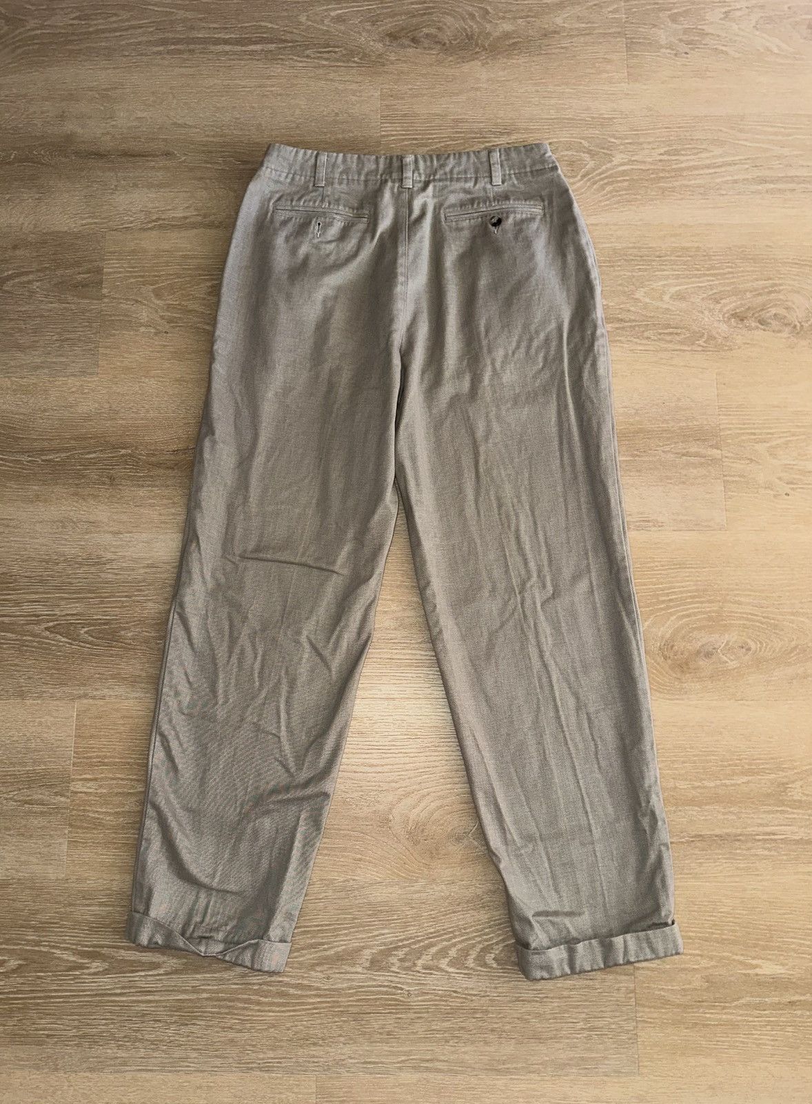 Vintage Pringle Of Scotland Grey Trouser Pants Size 34