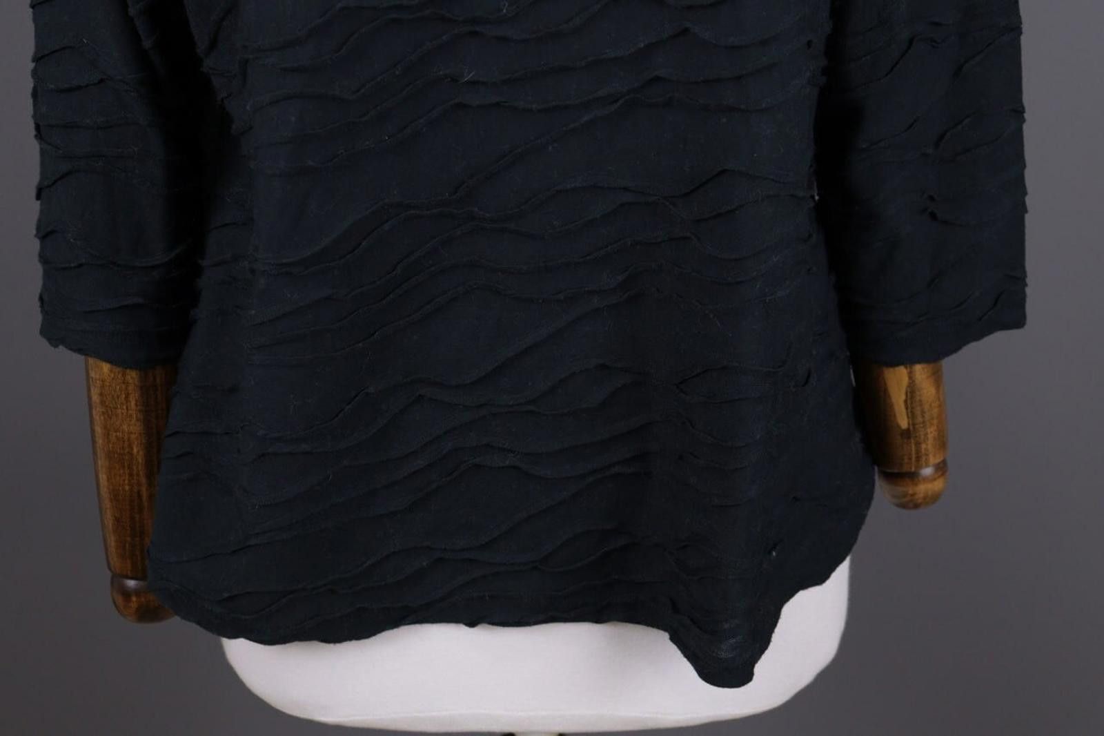 Rundholz Rundholz Black Asymmetrical Knit Pullover Sweater Size M Size M / US 6-8 / IT 42-44 - 4 Thumbnail