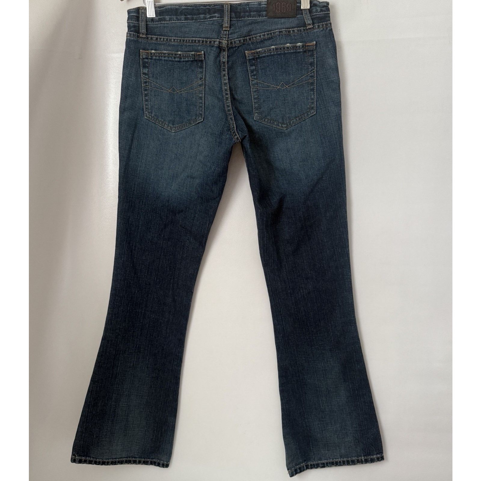 Gap Gap 1969 Original Flare Denim Boho Western Casual Jeans Size 32" / US 10 / IT 46 - 2 Thumbnail