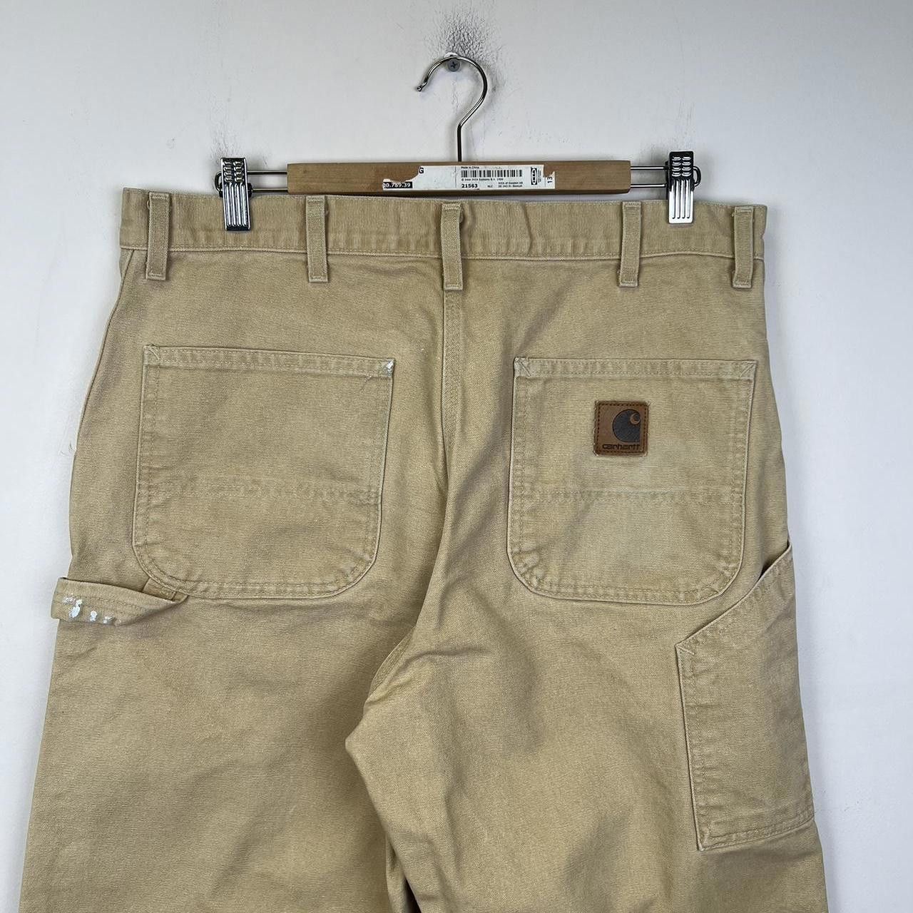 Carhartt Carhartt Men's Beige Work Pants 00s Size US 36 / EU 52 - 5 Thumbnail