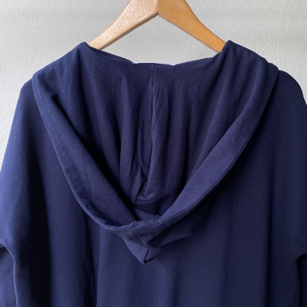 Ne-Net Ne-net Navy Zip Hoodie with Striped Sleeve Size XS / US 0-2 / IT 36-38 - 9 Thumbnail