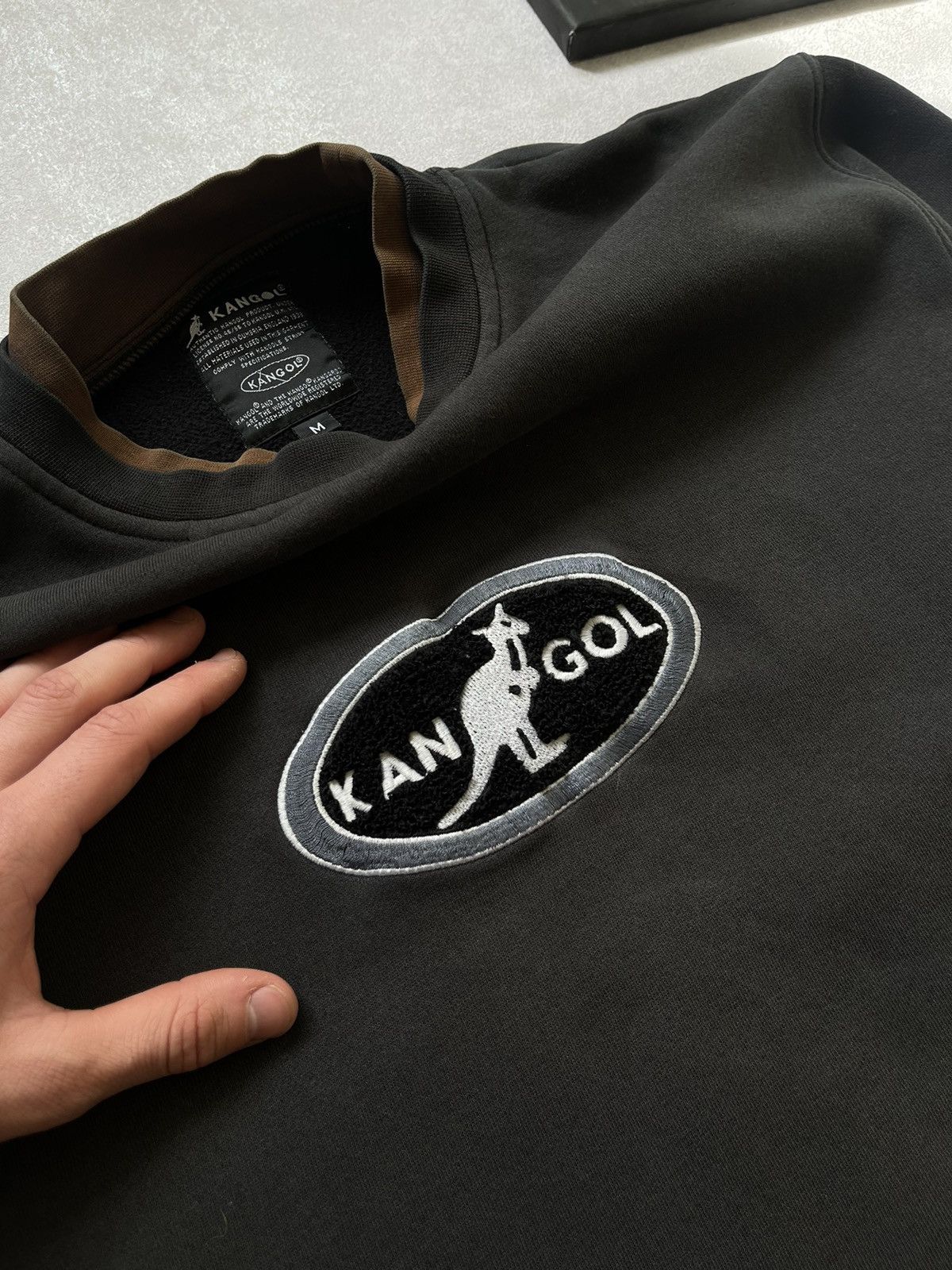 Kangol × Vintage Vintage Kangol Sweatshirt Big Logo Size US M / EU 48-50 / 2 - 8 Thumbnail