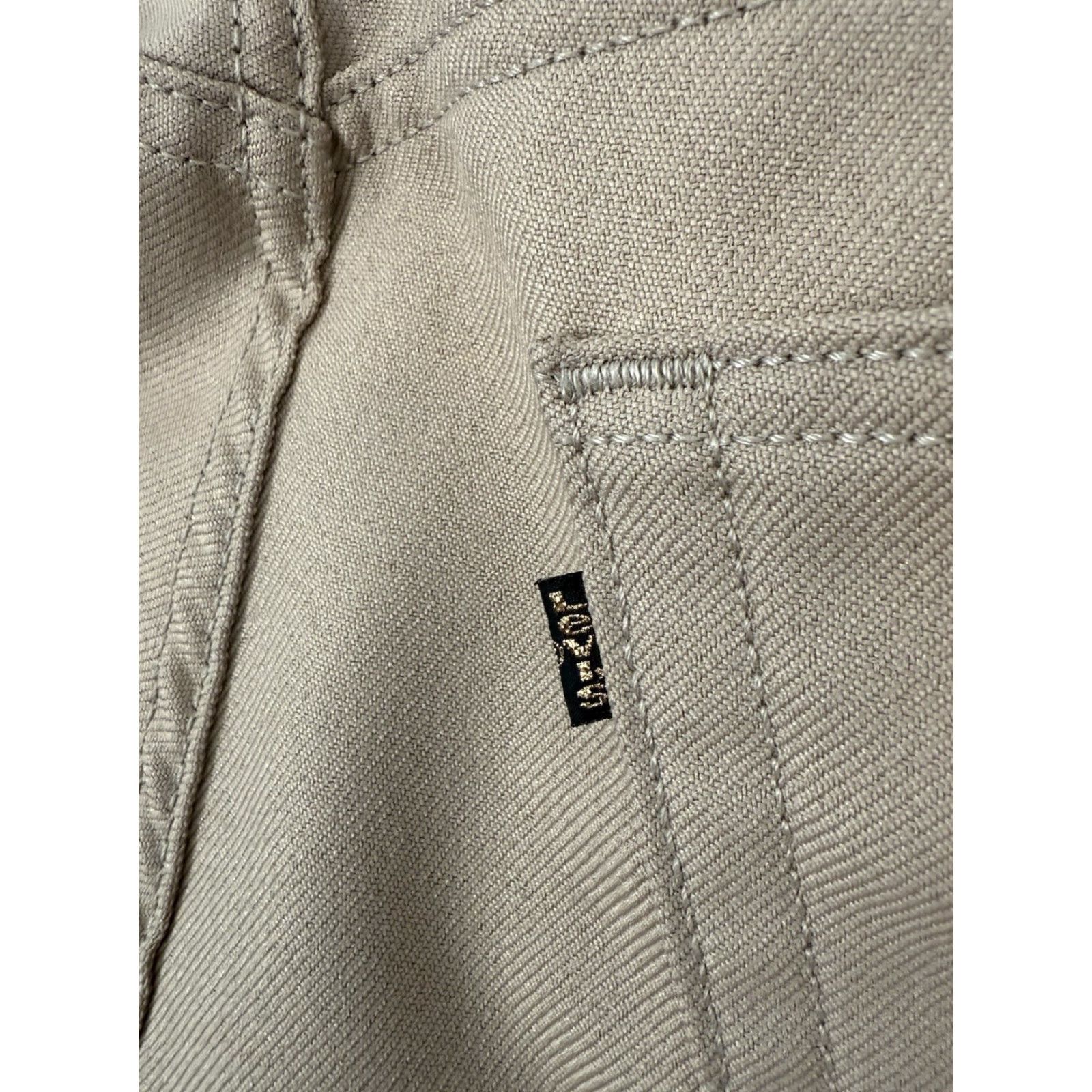 Levi's VINTAGE Levi's Pants Bootcut 5-Pocket 40x30 Beige Polyester Mexico 80s 90s Men Regular Casual Formal Workwear Shoes Not Included Size US 40 / EU 56 - 3 Thumbnail