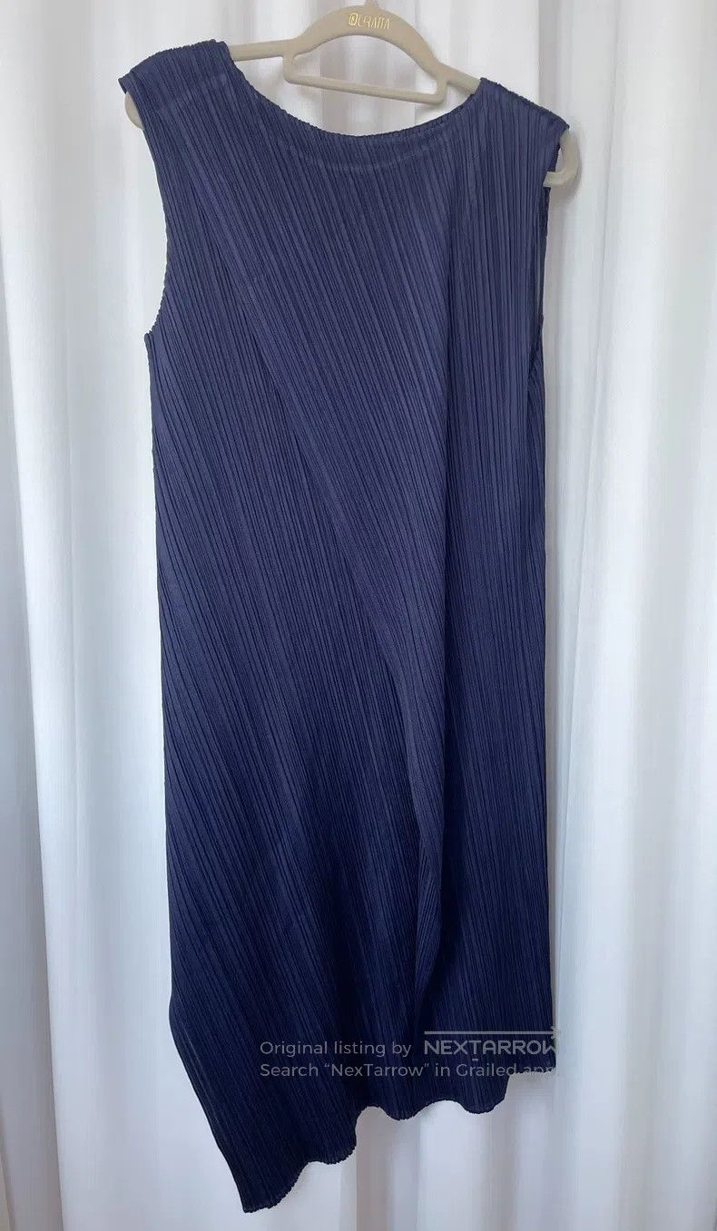 Issey Miyake Issey Miyake Blue Kelp Skirt Size L / US 10 / IT 46 - 1 Thumbnail