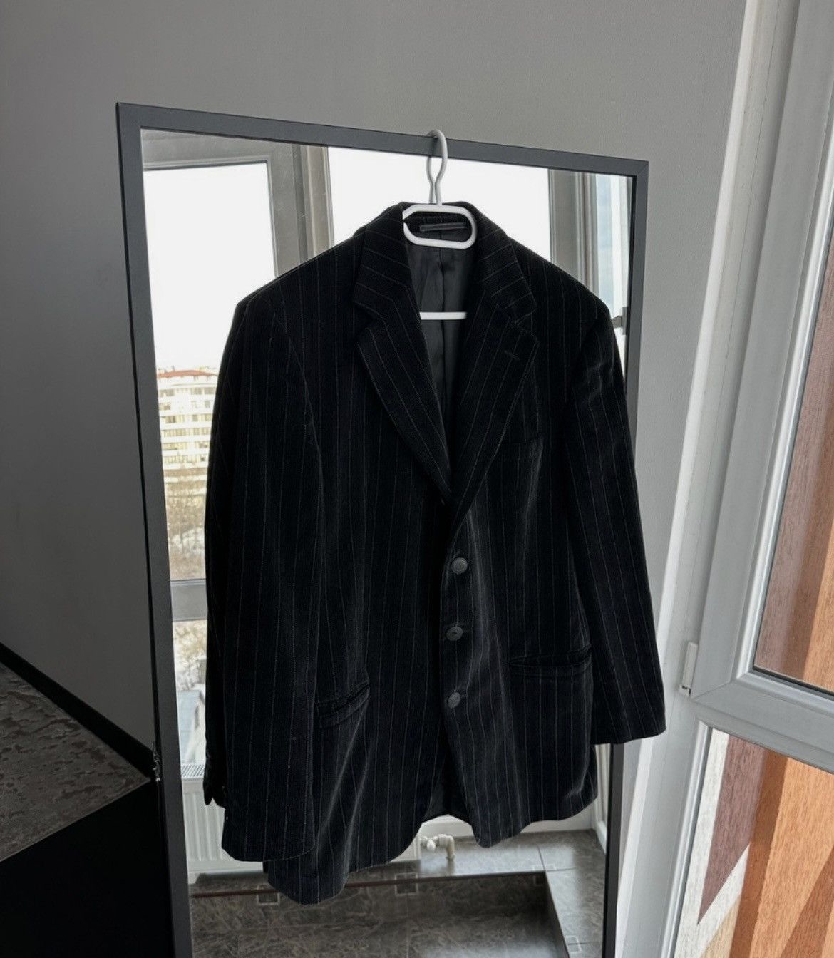 Versace Vintage Versace V2 Velour Mens Jacket Sz M Size US M / EU 48-50 / 2 - 1 Thumbnail