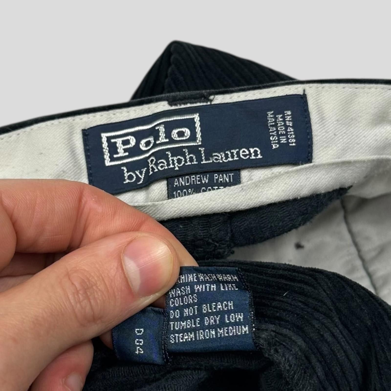 Polo Ralph Lauren Ralph Lauren 90’s Polo Corduroy Baggy Andrew Trousers - 34 Size US 34 / EU 50 - 8 Thumbnail