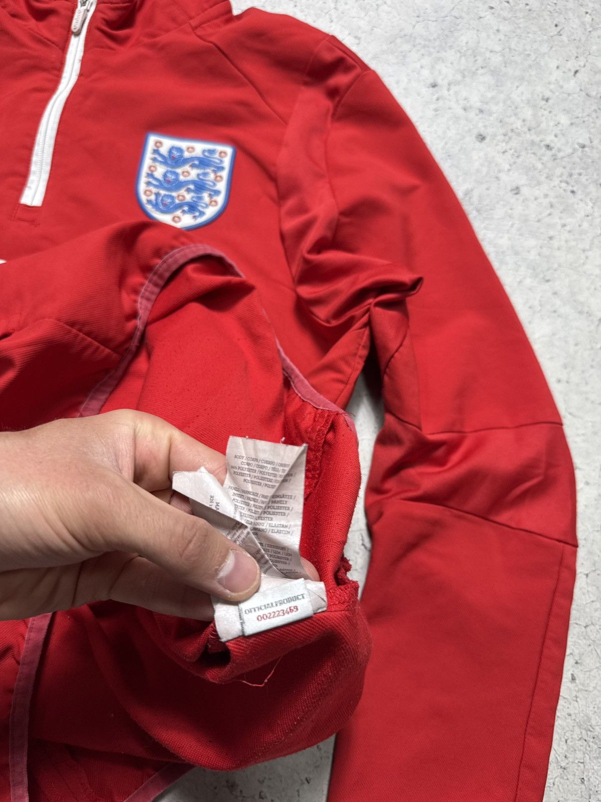 Umbro Umbro England Team Vintage Football Jacket Soccer Y2K Size US M / EU 48-50 / 2 - 11 Thumbnail