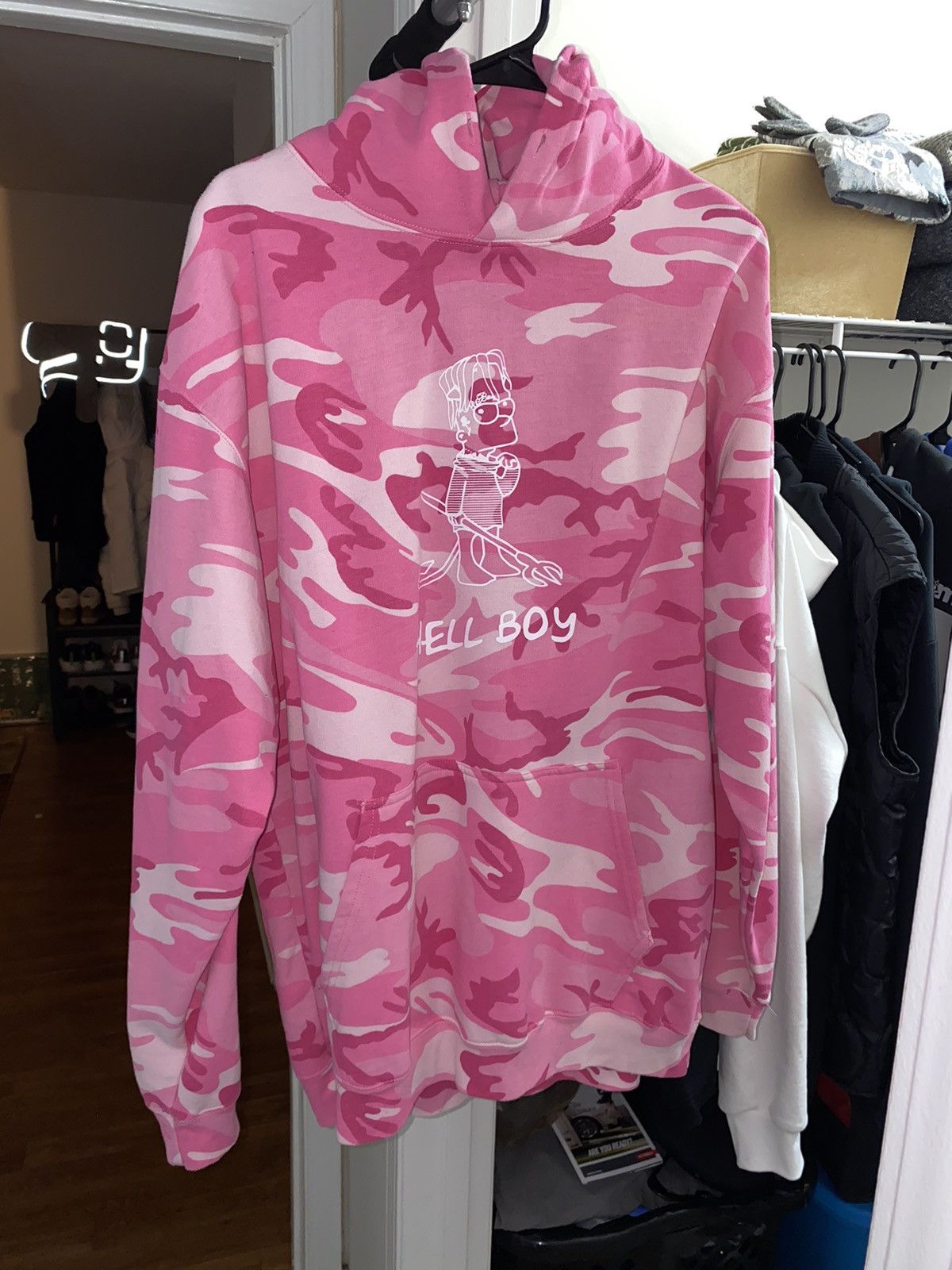 Lil peep pink camo best sale