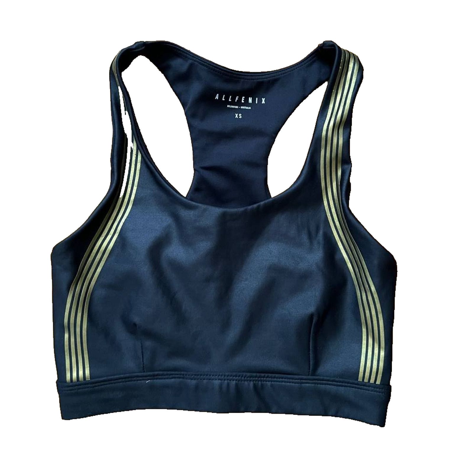 Speedo All Fenix Speed Tech Gold Sports Bra X-Small Black A002042 Size ONE SIZE - 1 Thumbnail