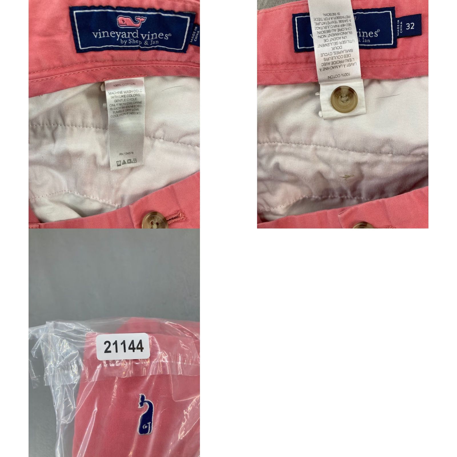 Vineyard Vines Vinyard Vines Shorts 32 Pink Chino Whales all over print Mens Beach Colorful Preppy 90s Womens Men? Size US 32 / EU 48 - 8 Thumbnail