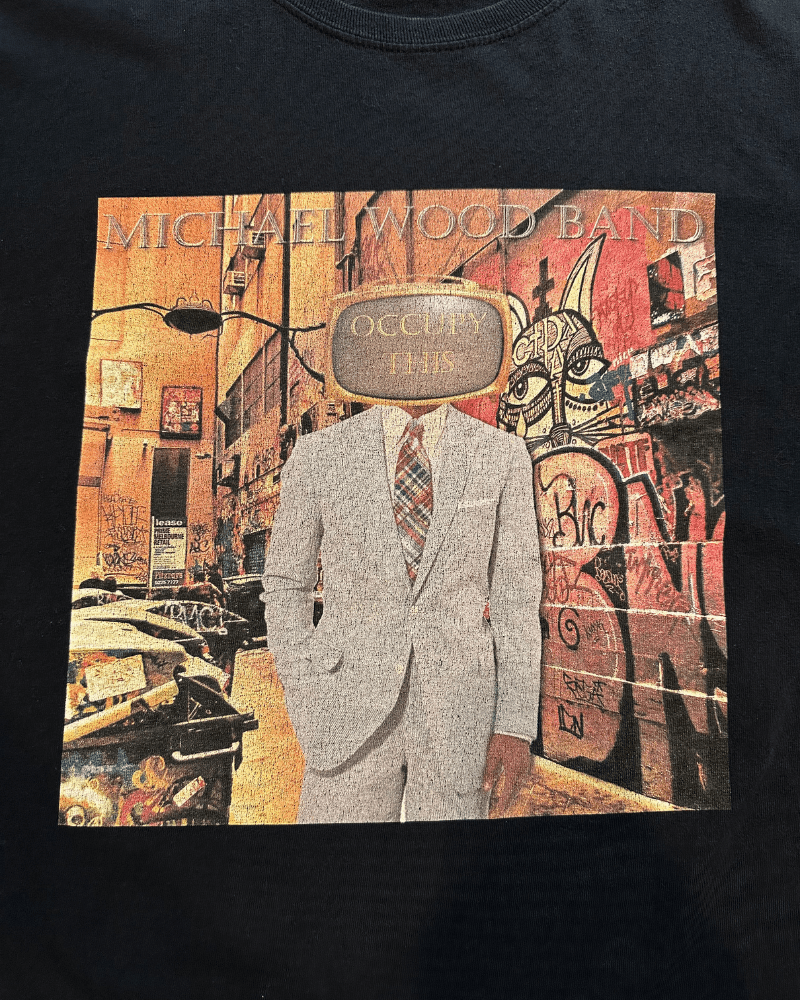 Band Tees × Vintage Vintage Michael Wood Band Occupy This Album T-Shirt - Large Size US L / EU 52-54 / 3 - 2 Thumbnail