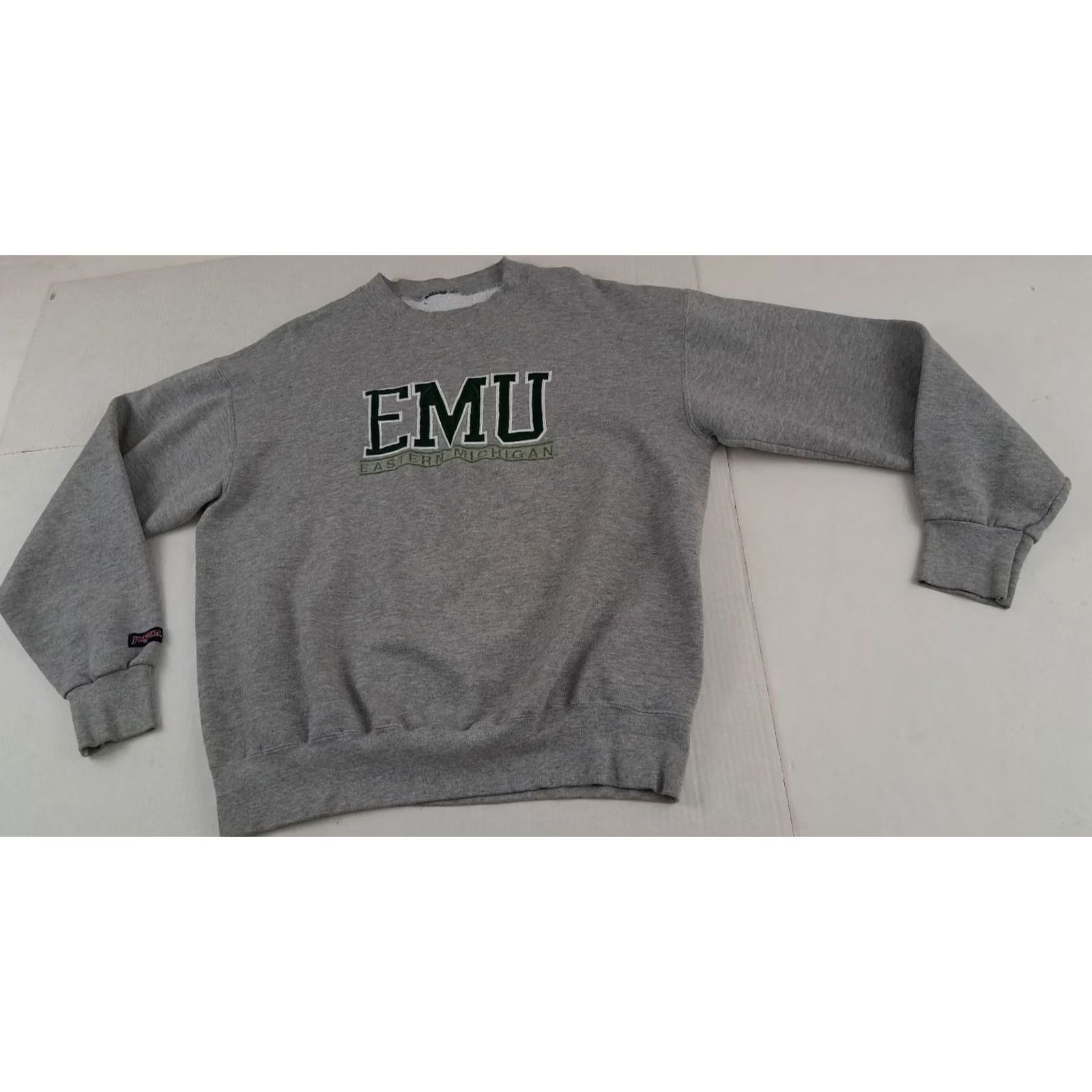 Jansport VINTAGE Eastern Michigan Eagles Embroidered Sweatshirt Large Jansport Grey Size US L / EU 52-54 / 3 - 4 Thumbnail