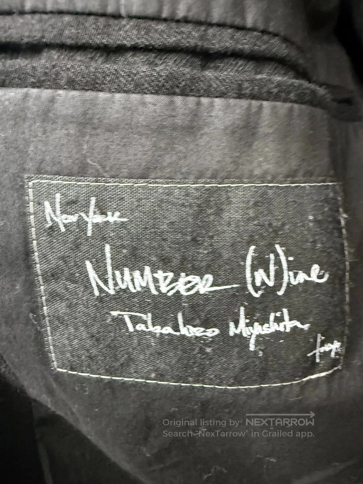 Number (N)ine Number (N)ine 06AW Noir Wool Coat. Size US L / EU 52-54 / 3 - 7 Thumbnail