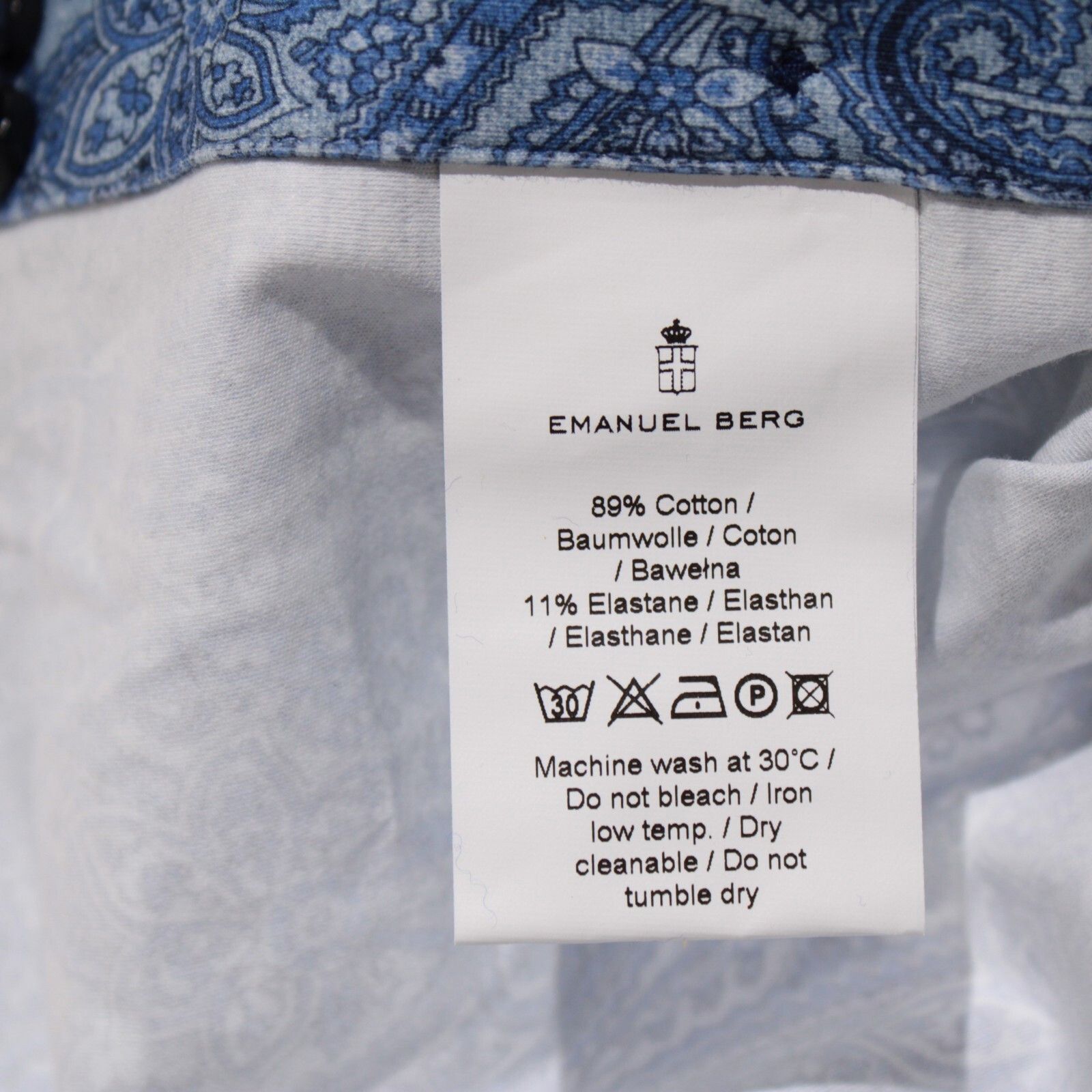 Other Emanuel Berg New with tags Shirt Size L US In Blue Size US L / EU 52-54 / 3 - 9 Thumbnail