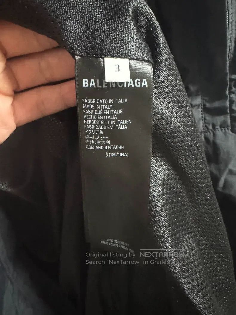 Balenciaga Balenciaga Black and Green Color Block Sports Jacket Size US L / EU 52-54 / 3 - 6 Thumbnail