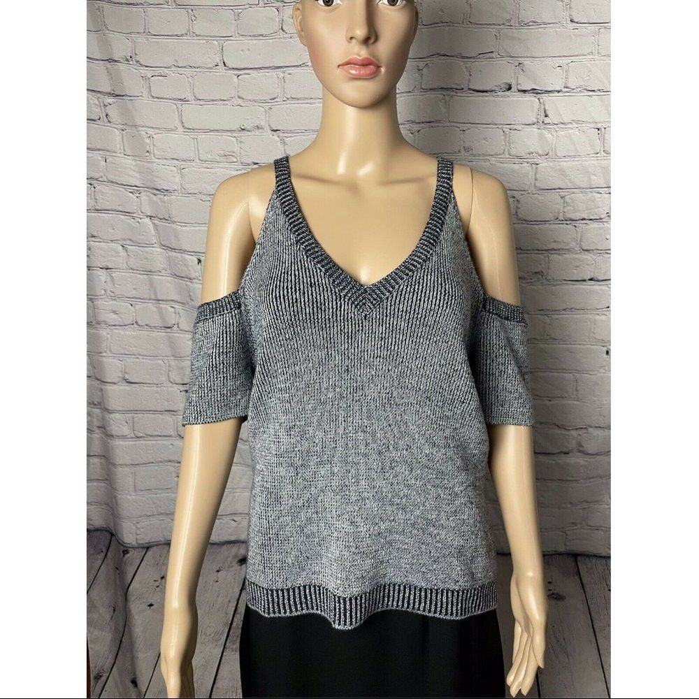 Splendid NWT New $175 Splendid Surrey Marl Cold Shoulder Pullover Si Size M / US 6-8 / IT 42-44 - 5 Thumbnail