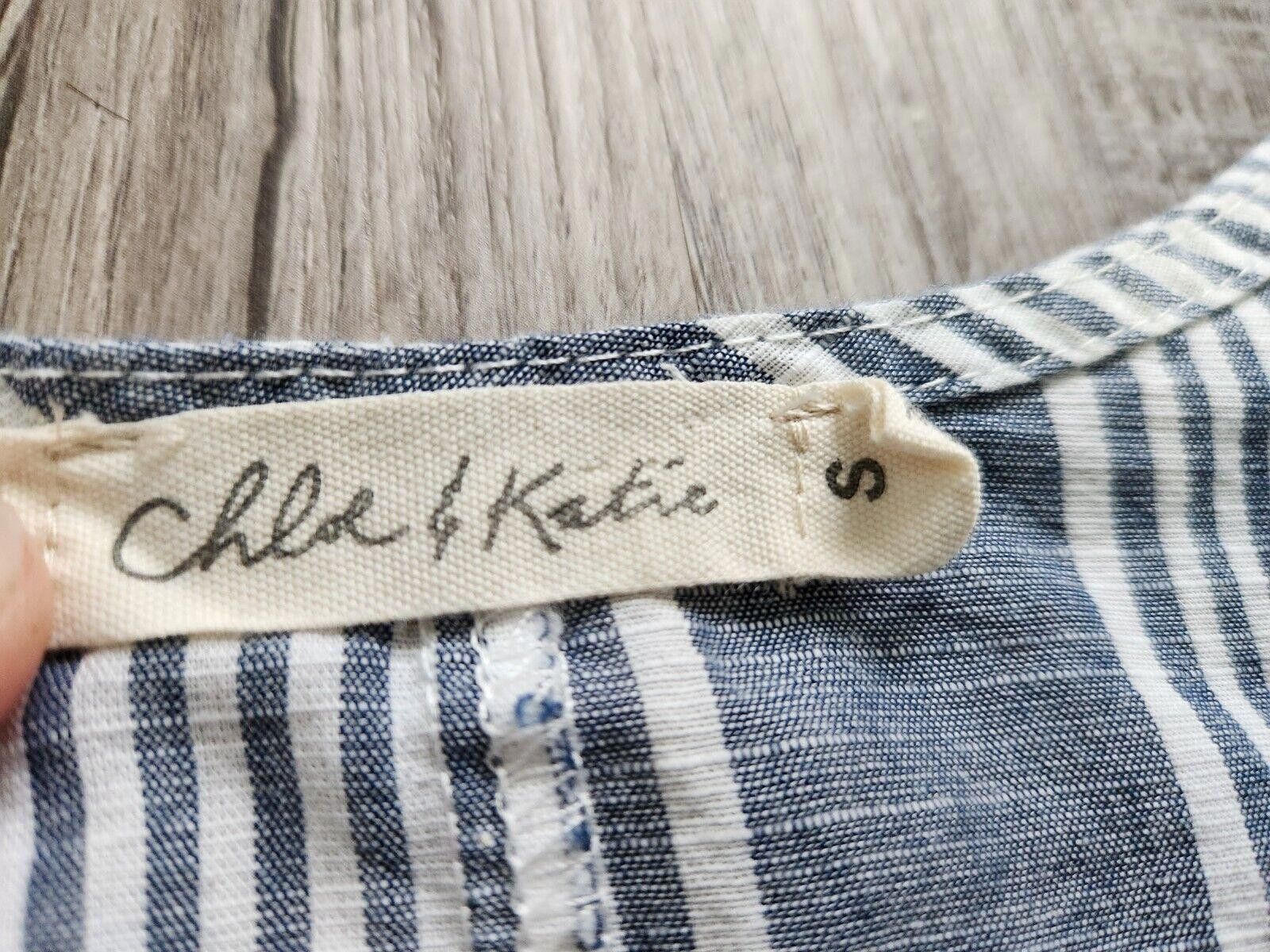 Designer Chloe And Katie Top Small V Neck Boho Hippie Embroidered Size S / US 4 / IT 40 - 3 Thumbnail