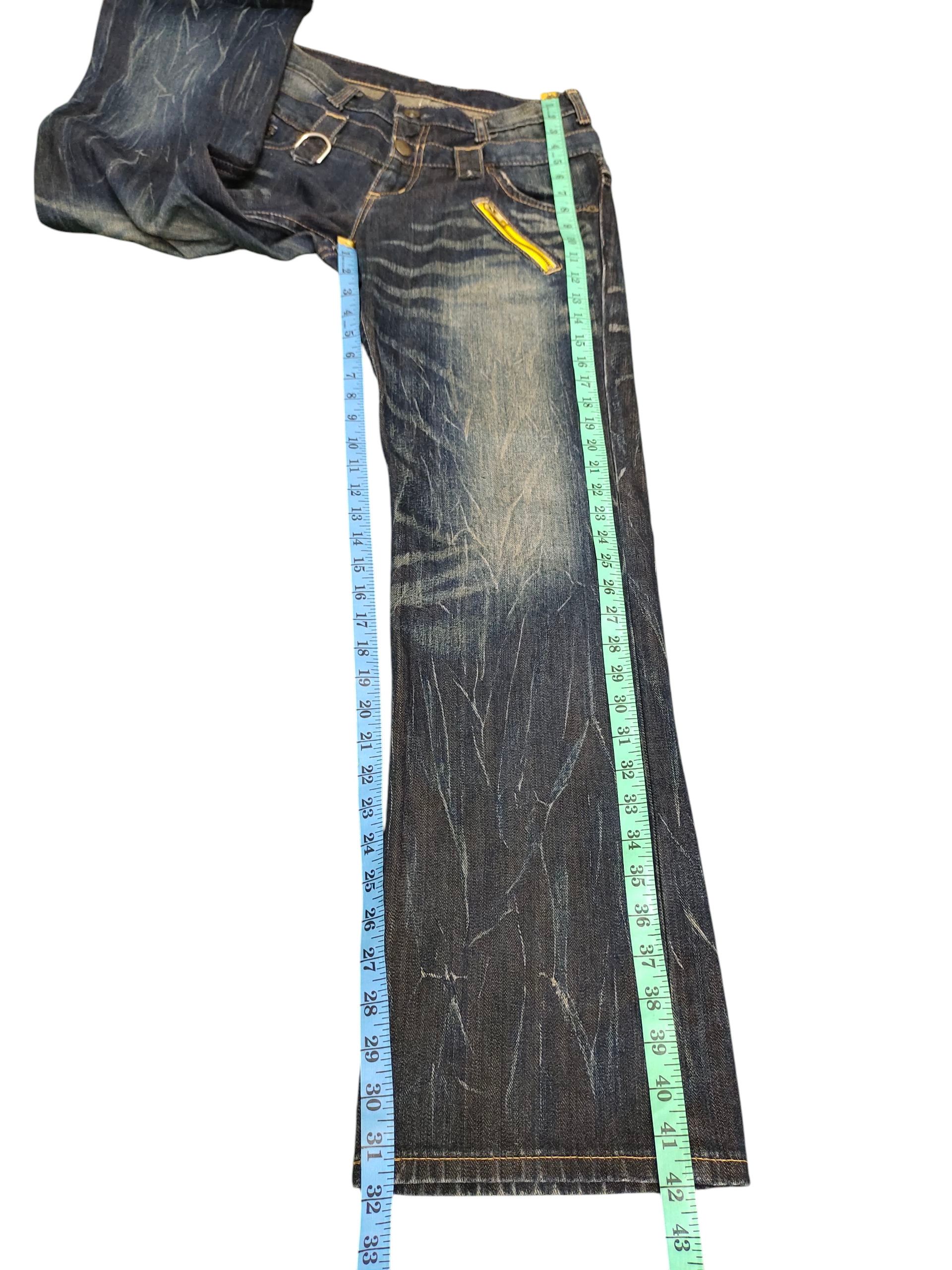 Undercover Vintage Wrangler Double Waist Jeans - Clawmark Whisker Denim Size US 30 / EU 46 - 14 Thumbnail