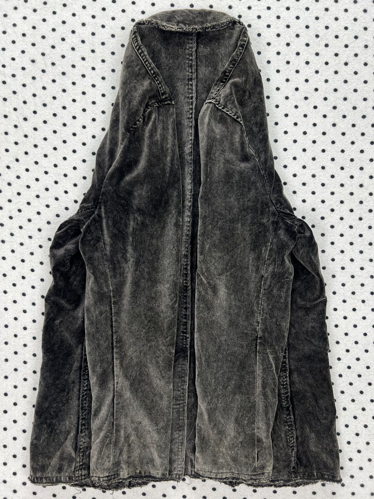 Japanese Brand Create Barefoot Raw Edge Velvet Jacket Size US M / EU 48-50 / 2 - 6 Thumbnail