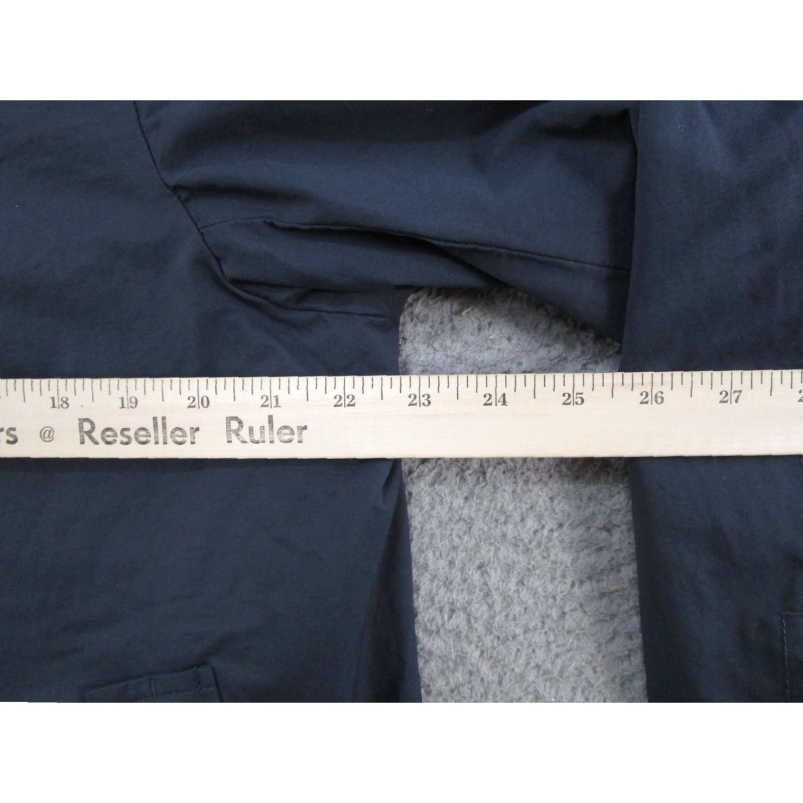 Superdry Superdry Bomber Jacket Full Zip Navy Blue Men L Zip Coat, Cotton Blend, Logo, Regular Fit, Spring Winter, Casual, Mens Size US L / EU 52-54 / 3 - 7 Thumbnail