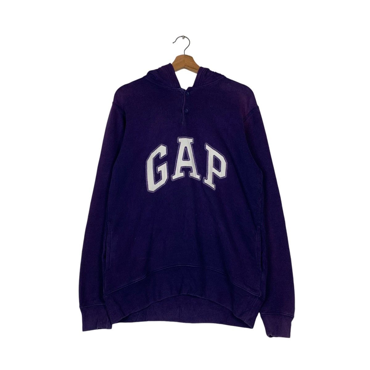 Gap GAP Spellout Big Logo Pullover Purple Hoodies #1408-C64 Size US M / EU 48-50 / 2 - 7 Thumbnail