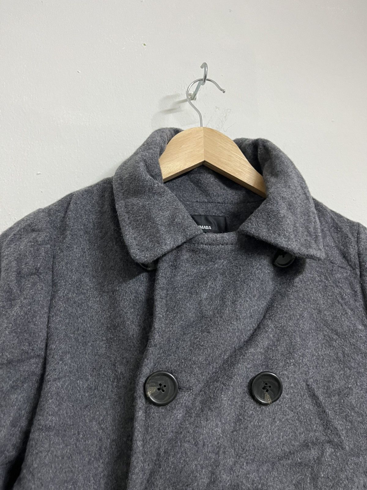 Junko Shimada 💥Junko Shimada Vintage Wool Dark Grey Classic Jackets Size XS / US 0-2 / IT 36-38 - 4 Thumbnail