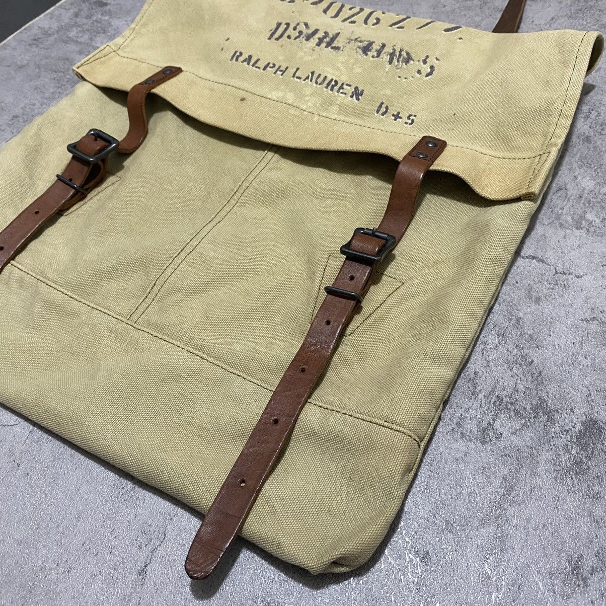 Ralph Lauren VINTAGE RALPH LAUREN D&S MILITARY CANVAS MESSENGER BAG Size ONE SIZE - 2 Thumbnail