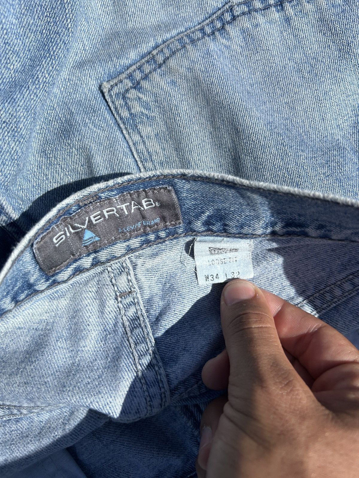 Silver Jeans Co. Silver Tab Jeans Size US 34 / EU 50 - 4 Thumbnail
