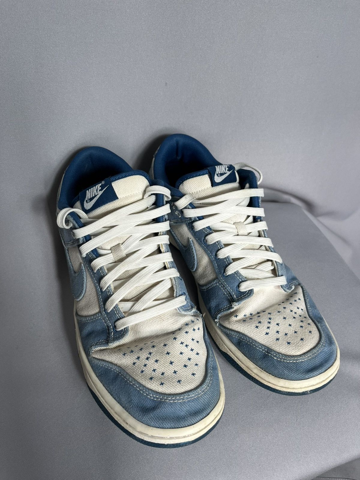 Nike Nike dunk shoes low denim mens Size US 11 / EU 44 - 4 Thumbnail