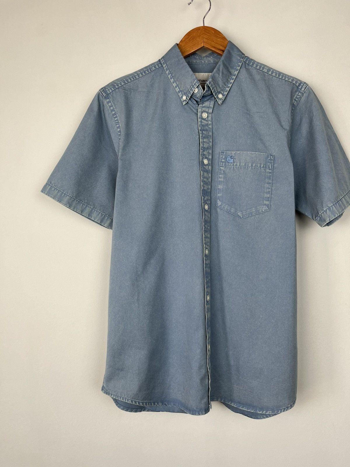 Carhartt × Carhartt Wip Carhartt Wip Logo Dyed Shirt Size US S / EU 44-46 / 1 - 4 Thumbnail