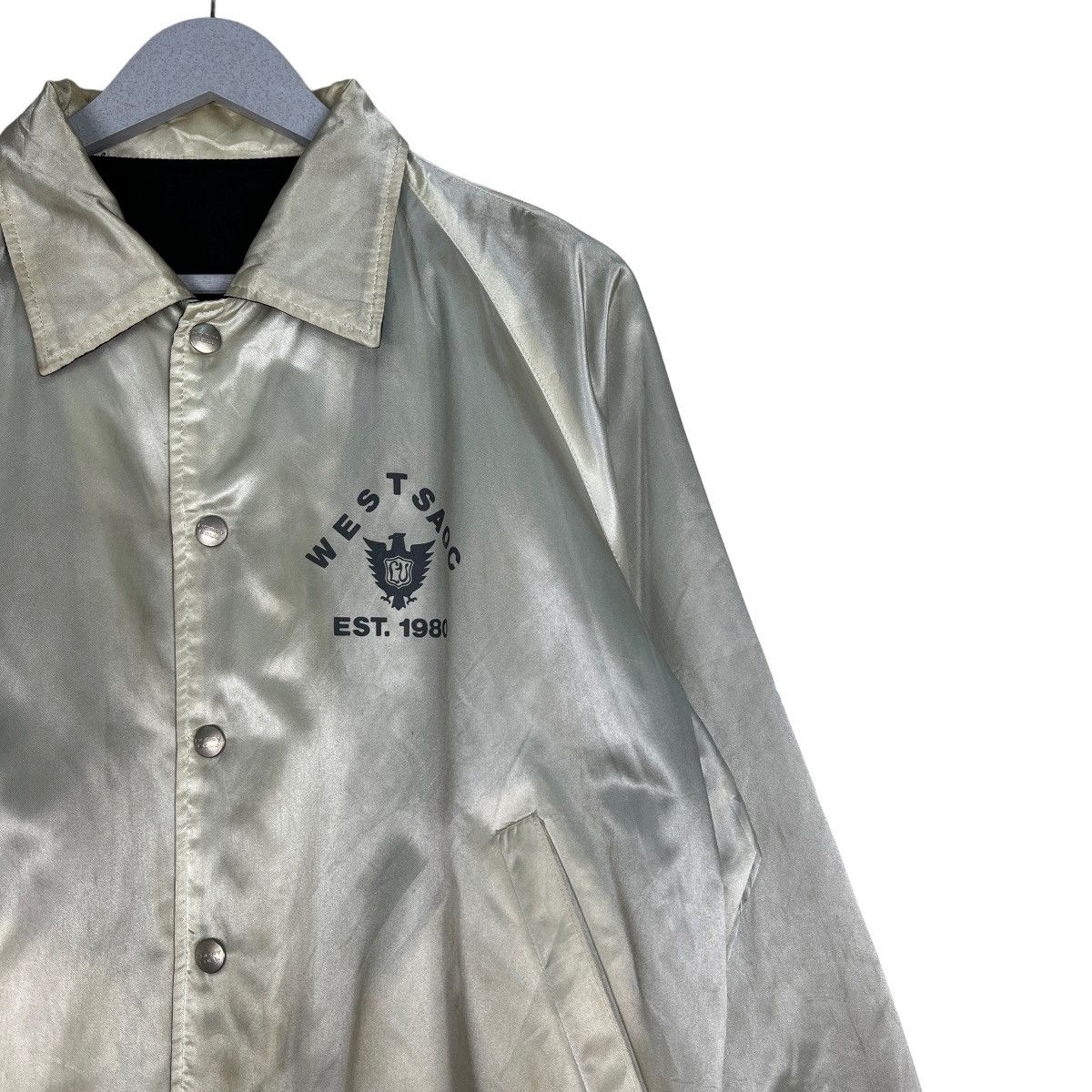 Japanese Brand 🔥 VINTAGE HAPPY CALL WEST COAST REVERSIBLE BOMBER JACKET Size US M / EU 48-50 / 2 - 6 Thumbnail