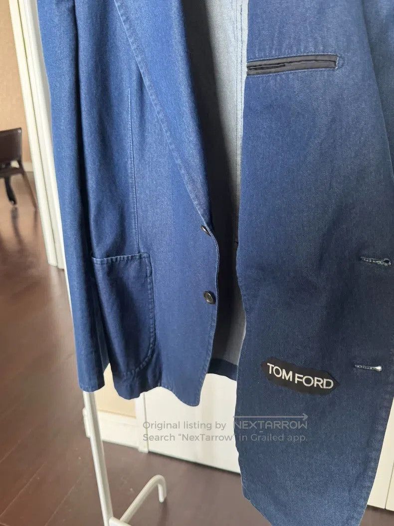 Tom Ford Tom Ford Single-breasted suit, denim Size 52R - 5 Thumbnail