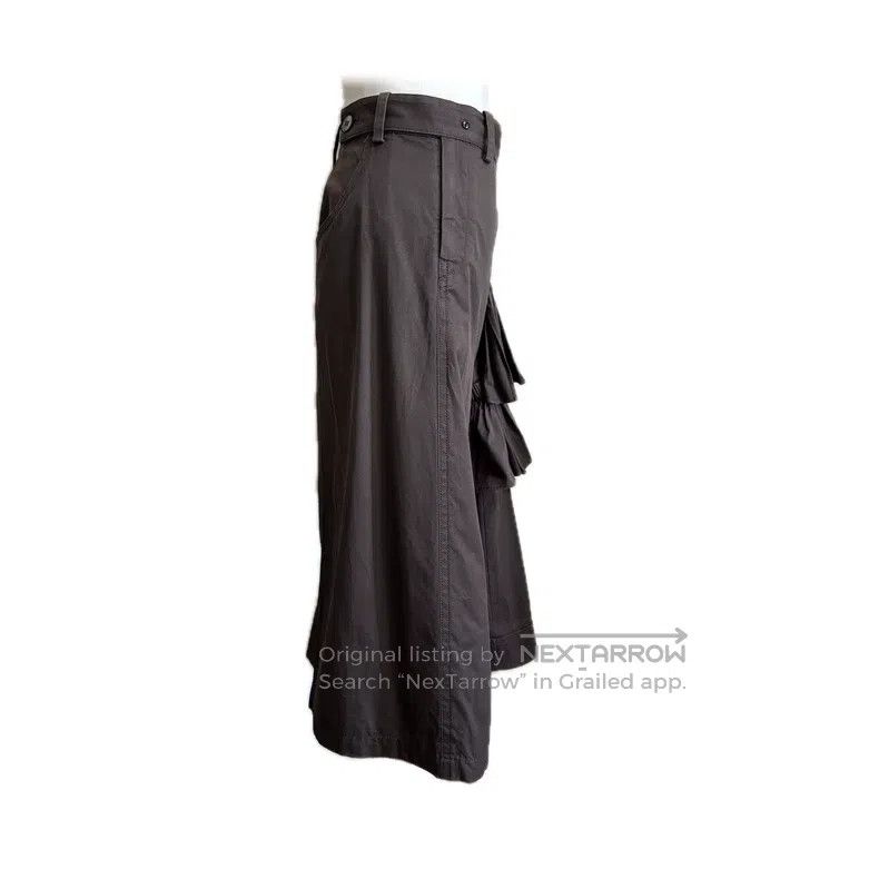 Yohji Yamamoto Yohji Yamamoto size 1 Ruffled ruffled culottes pants Size 24" / US 00 / IT 34 - 3 Thumbnail