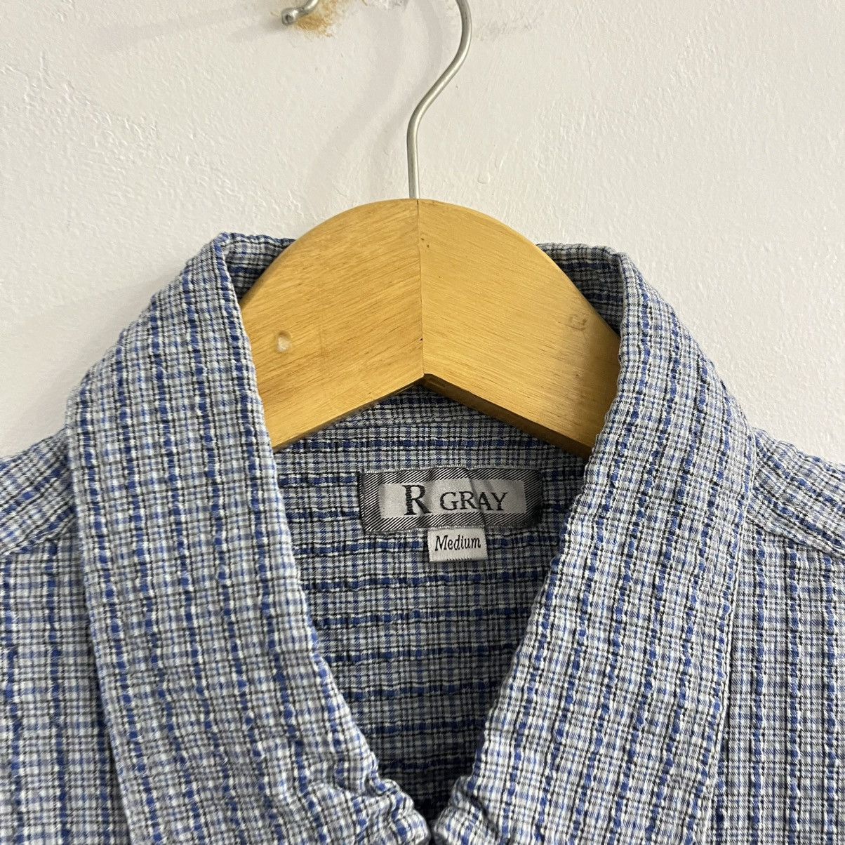 Japanese Brand Rgray - Plaid Button Up Shirt Size US M / EU 48-50 / 2 - 3 Thumbnail