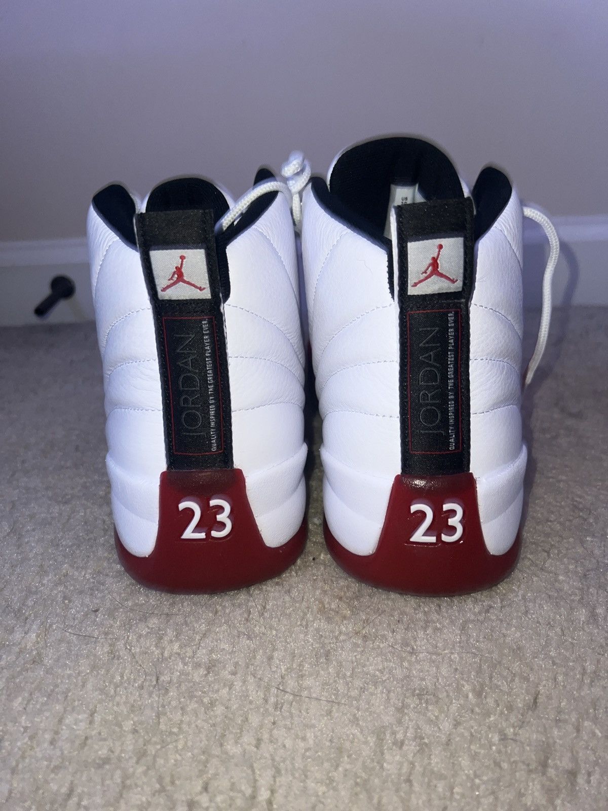image of Jordan Brand 12 Shoes in Red, Men's (Size 10)