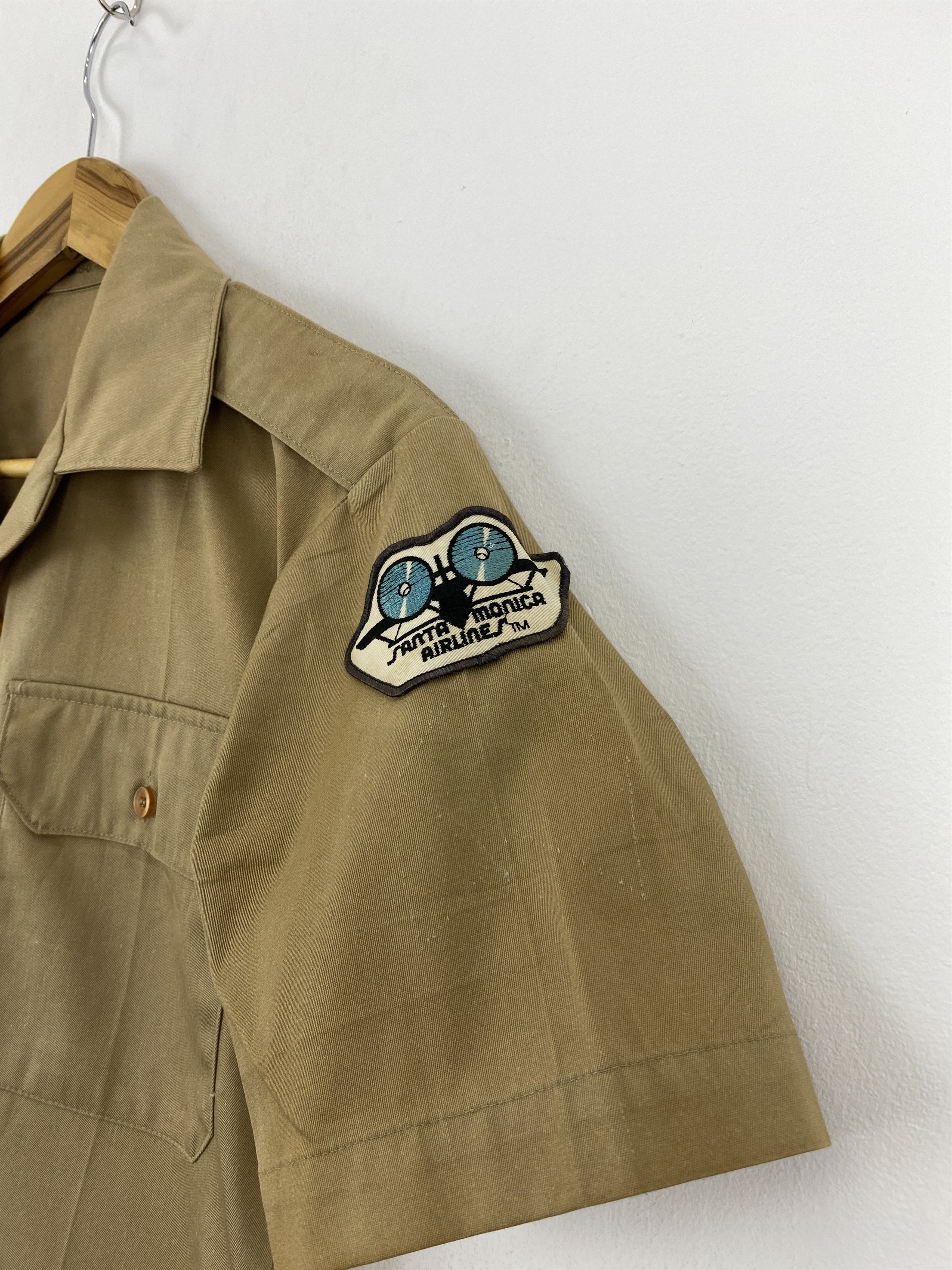 Vintage Vintage Military Full Patches Button Up Shirt J1797 Size US S / EU 44-46 / 1 - 7 Thumbnail