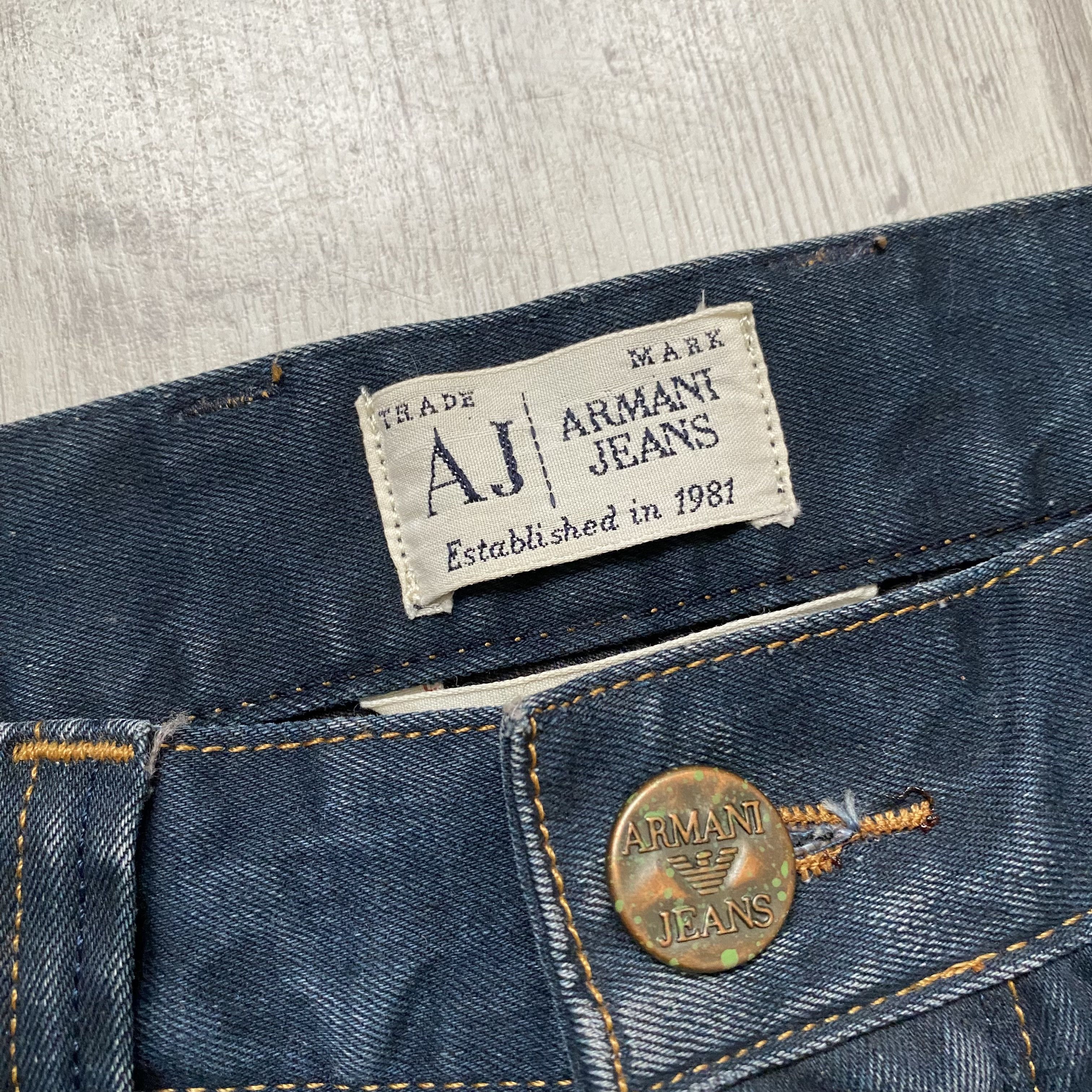 Armani 👖Vintage 00s Armani Jeans Y2K denim pants LGB IF6WAS9 Size US 31 - 6 Thumbnail