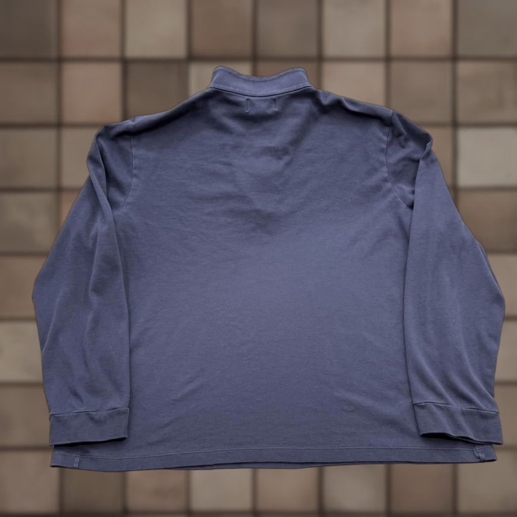 Polo Ralph Lauren Polo Ralph Lauren Sweatshirt Pullover 2XL Blue 1/4 Zip Mock Neck Embroidered Pony Mens Size US XXL / EU 58 / 5 - 1 Thumbnail
