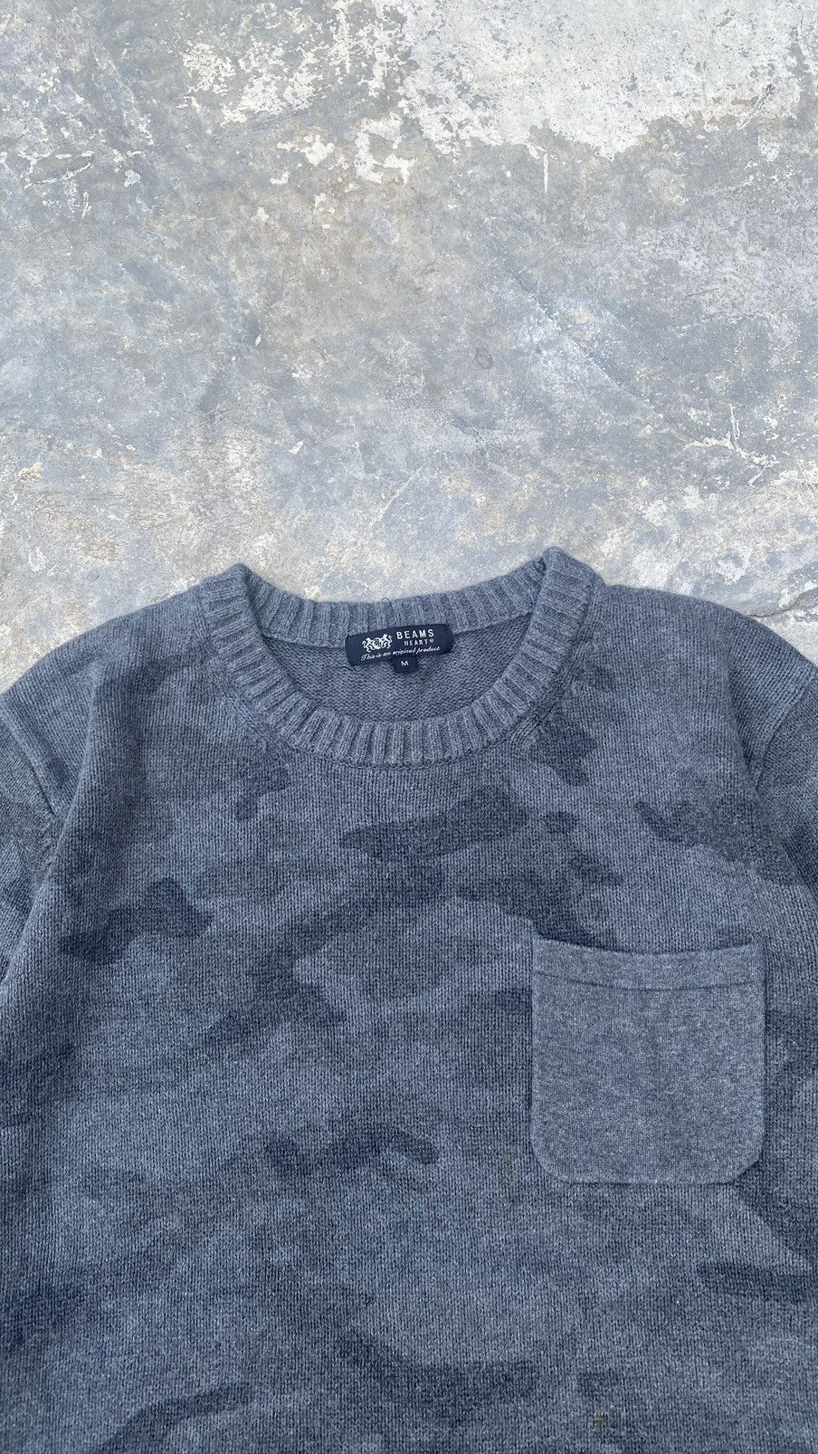 Beams Plus Camo Knitwear Sweater Size US S / EU 44-46 / 1 - 7 Thumbnail