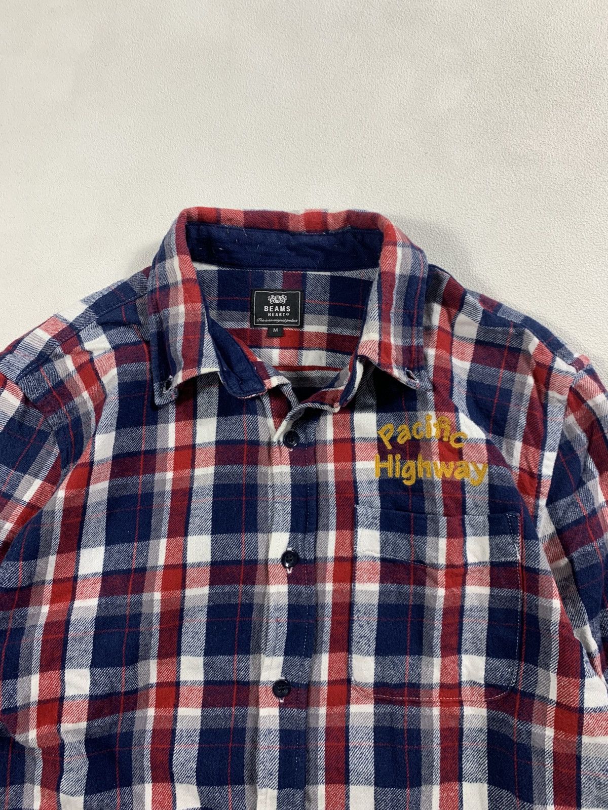 Beams Plus Beams heart flanel shirt Size US M / EU 48-50 / 2 - 3 Thumbnail