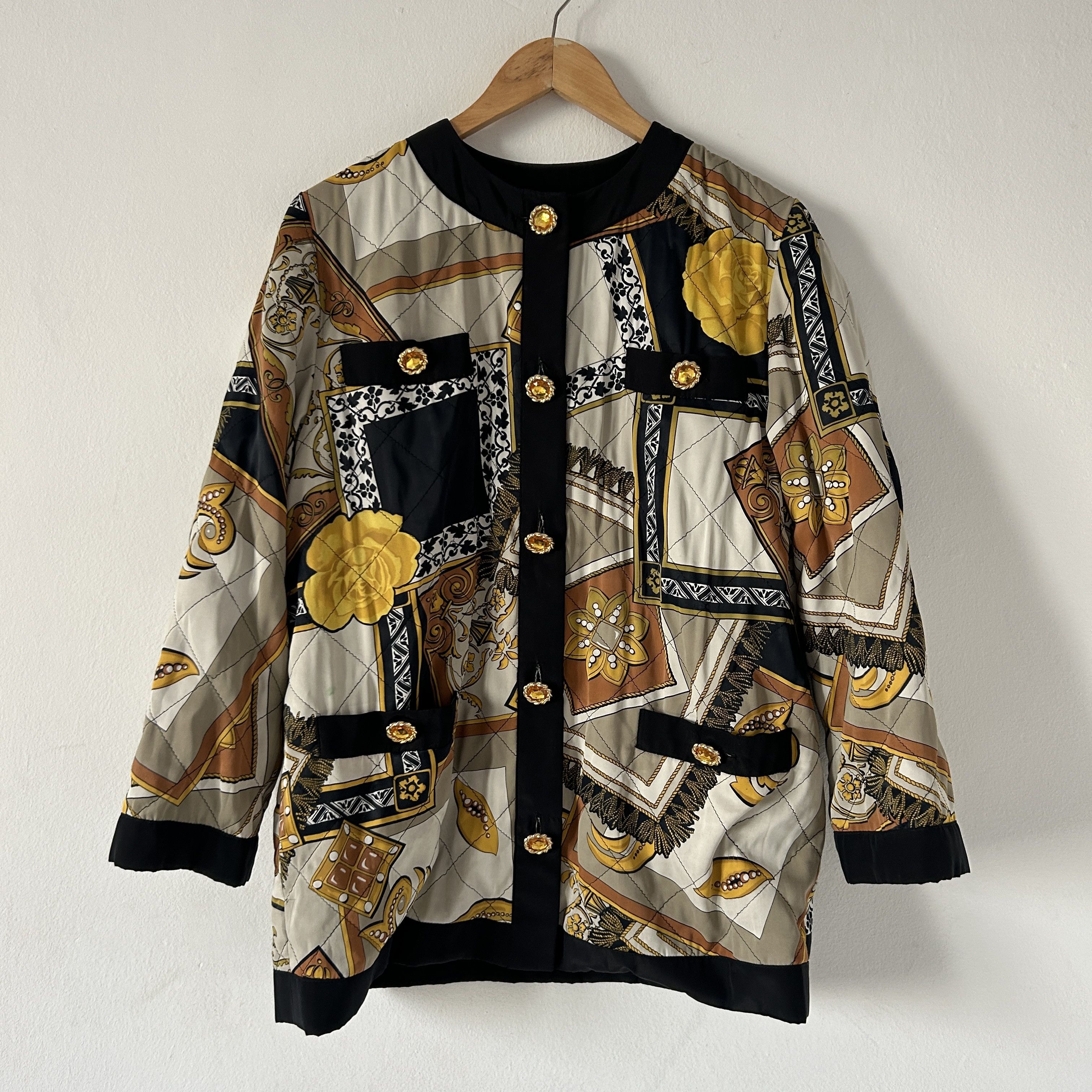 Vintage Vintage 90s novelty print quilted jacket Size M / US 6-8 / IT 42-44 - 7 Thumbnail