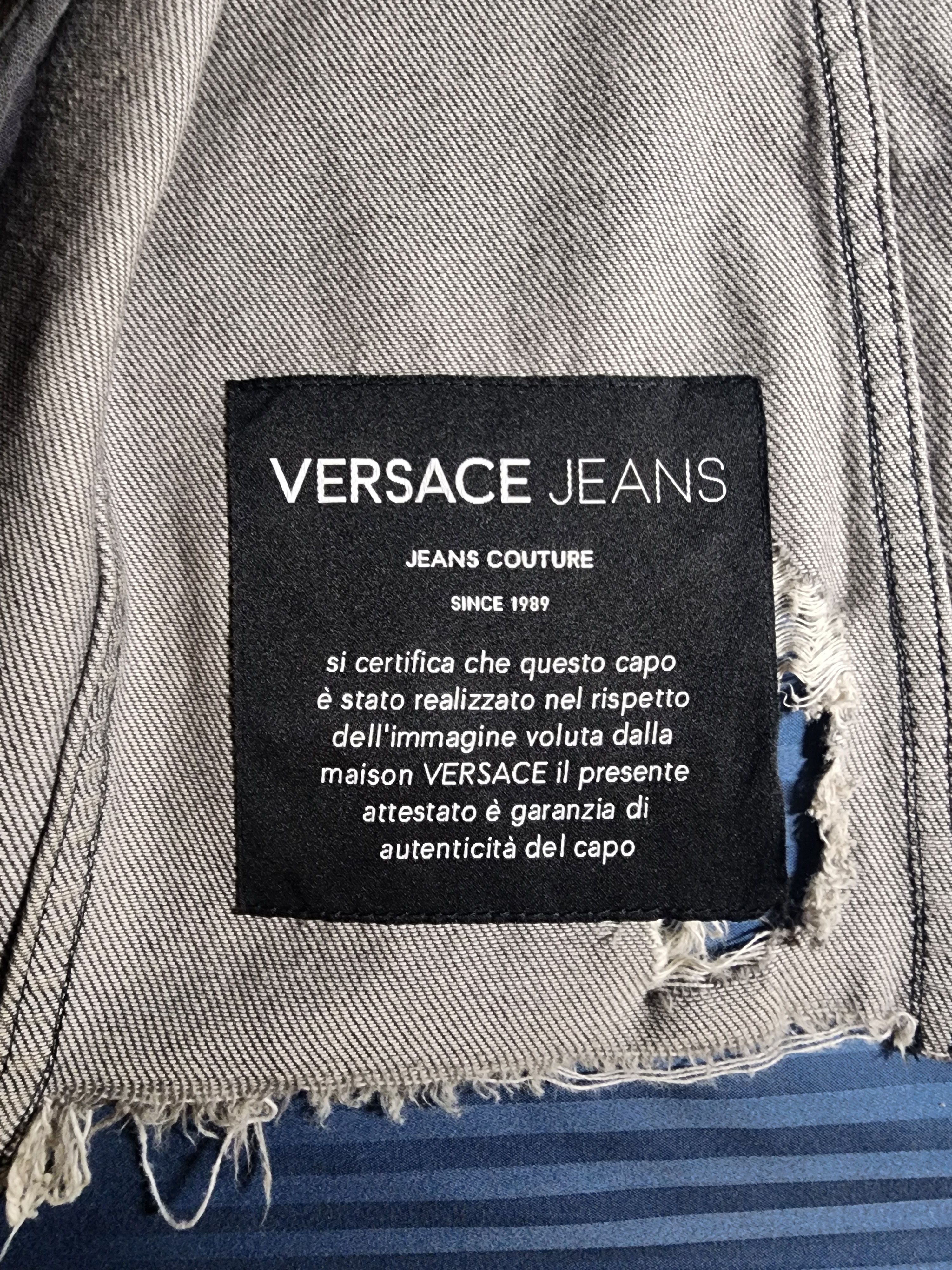 Versace Jeans Couture Versace Jeans Distressed Denim Jacket Size US M / EU 48-50 / 2 - 4 Thumbnail
