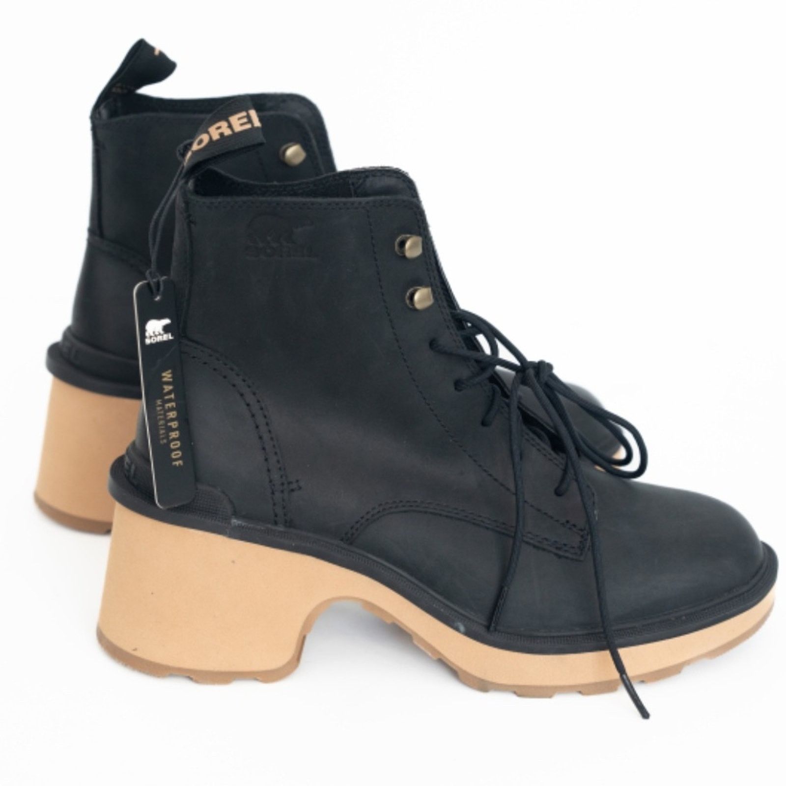 Sorel. High-Line Heel Lace Boot.