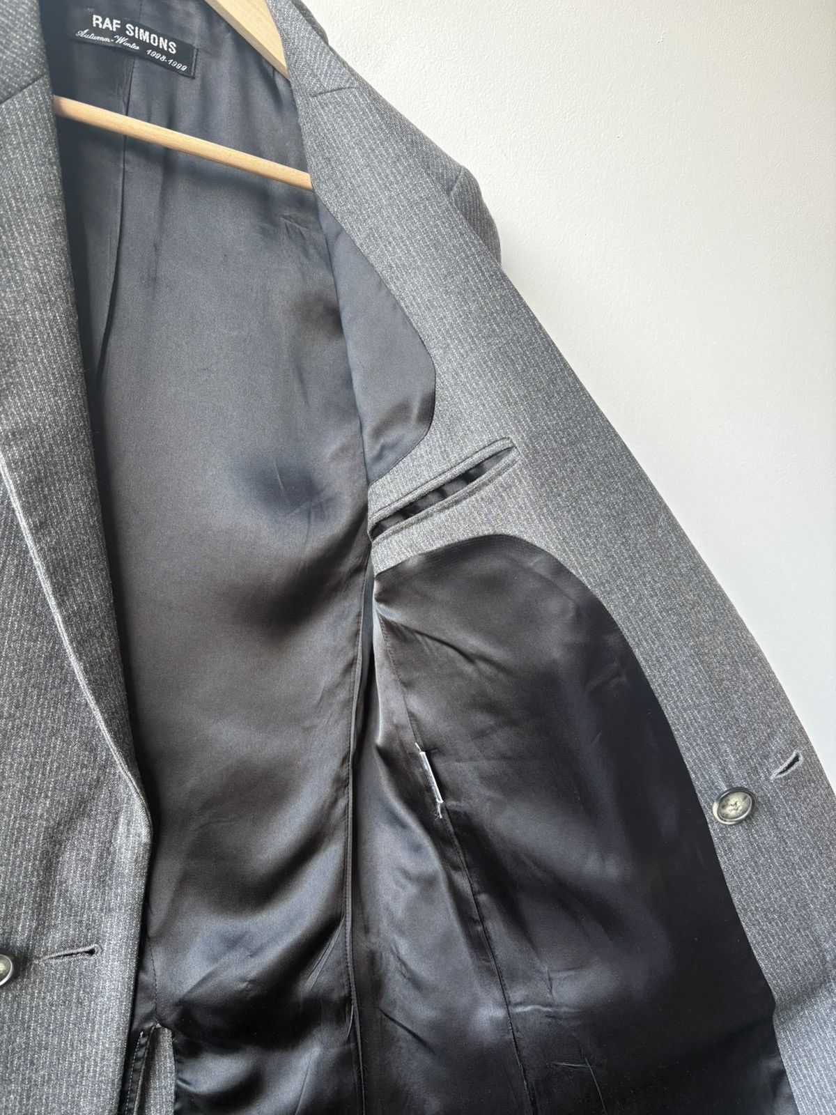 Raf Simons Raf Simons AW98-99 "Radioactivity" Cashmere Wool Trench Coat Size US S / EU 44-46 / 1 - 8 Thumbnail